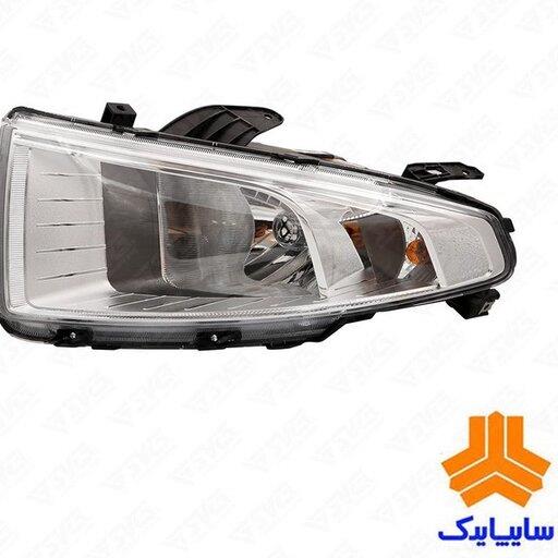 مجموعه چراغ جلو راست قاب سفید برلیانس H220 ، H230 سایپایدک